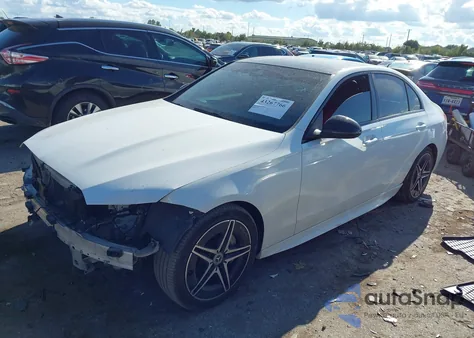 2022 Mercedes-Benz C 300 4Matic из США, поврежденный, VIN W1KAF4HB7NR031304